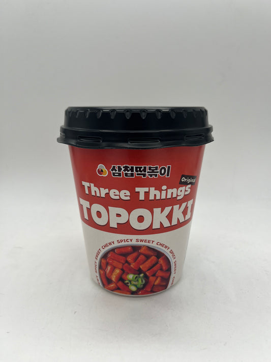 Three Things Original Flavor Cup Topokki